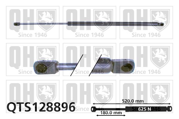 QUINTON HAZELL Газовая пружина, крышка багажник QTS128896